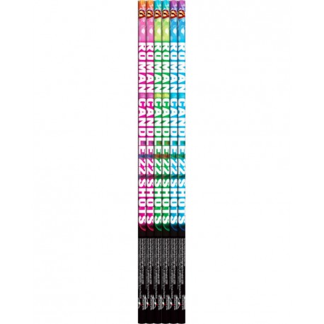 Roman candle 22 mix 45cm 12ks